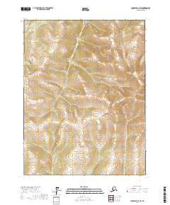 Chandalar A-3 SW topographic map thumbnail