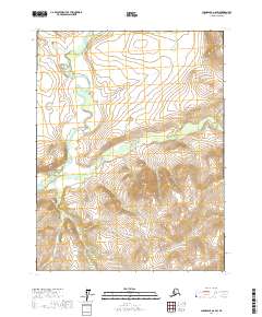 Chandalar A-6 SW topographic map thumbnail
