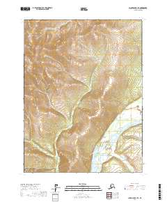 Chandalar B-1 SE topographic map thumbnail