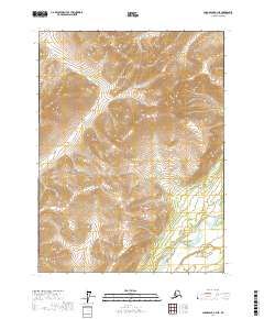 Chandalar B-3 NE topographic map thumbnail