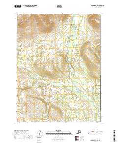 Chandalar B-4 SW topographic map thumbnail