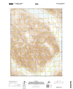Chandalar B-5 NW 2017 topographic map thumbnail