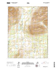 Chandalar B-5 SW topographic map thumbnail
