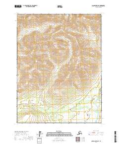 Chandalar B-6 SE topographic map thumbnail