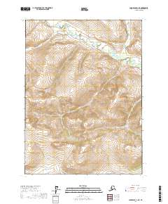 Chandalar C-1 NE topographic map thumbnail