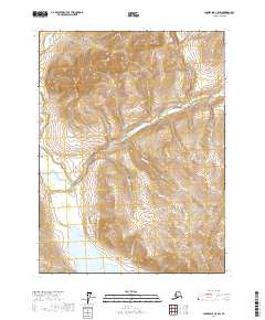 Chandalar C-5 SW topographic map thumbnail