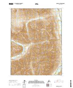 Chandalar C-6 NW topographic map thumbnail