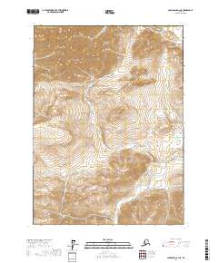 Chandalar D-1 NE topographic map thumbnail