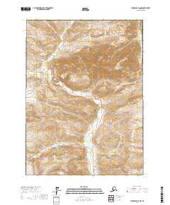 Chandalar D-1 NW topographic map thumbnail