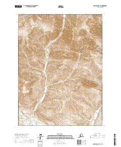 Chandalar D-1 SE topographic map thumbnail
