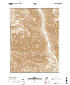 Chandalar D-1 SW topographic map thumbnail