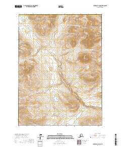 Chandalar D-2 NW topographic map thumbnail