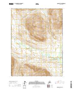 Chandalar D-2 SW topographic map thumbnail