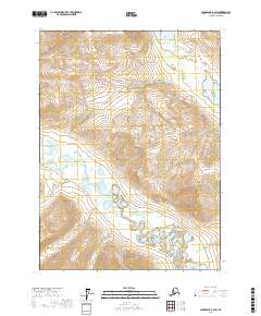 Chandalar D-3 SW topographic map thumbnail
