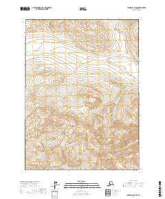 Chandalar D-4 NW topographic map thumbnail
