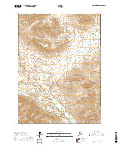 Chandalar D-5 NE topographic map thumbnail