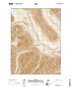 Chandalar D-5 NW topographic map thumbnail