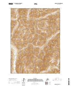 Chandalar D-5 SW topographic map thumbnail