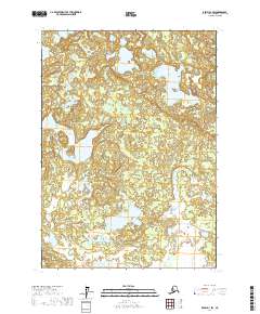 Kenai D-1 SW 2017 topographic map thumbnail