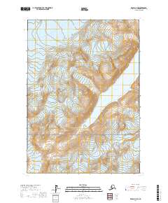 Kenai D-7 NW topographic map thumbnail