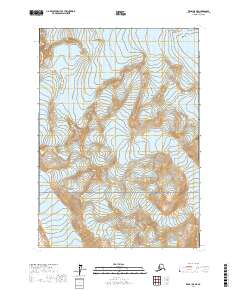 Kenai D-8 NE topographic map thumbnail