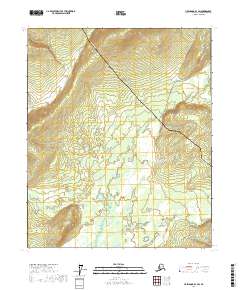 Livengood B-3 SW 2017 topographic map thumbnail