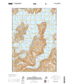 Juneau B-1 NW 2017 topographic map thumbnail