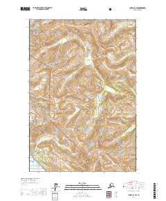 Juneau B-1 SW 2017 topographic map thumbnail