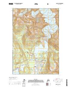 Juneau B-2 NW 2017 topographic map thumbnail