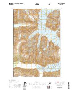 Juneau D-2 SW 2017 topographic map thumbnail