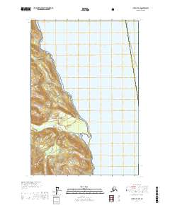 Juneau D-4 SW 2017 topographic map preview