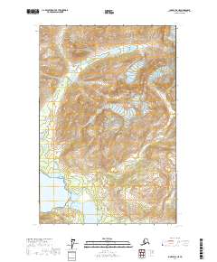 Juneau D-6 NE topographic map thumbnail