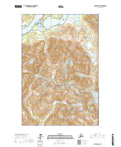 Juneau D-6 SW topographic map thumbnail
