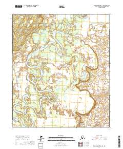 Kantishna River C-1 SE 2017 topographic map thumbnail
