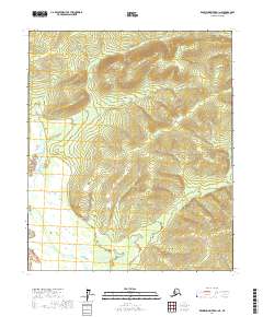 Kantishna River D-1 NE topographic map thumbnail