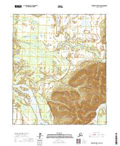 Kantishna River D-3 NW topographic map thumbnail