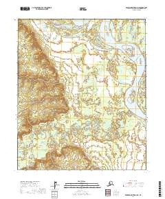 Kantishna River D-4 NE topographic map thumbnail