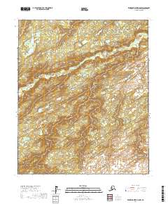 Kantishna River D-5 NW topographic map thumbnail