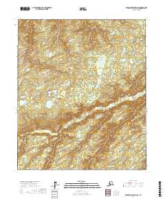 Kantishna River D-6 NE topographic map thumbnail