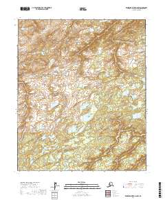 Kantishna River D-6 NW topographic map thumbnail