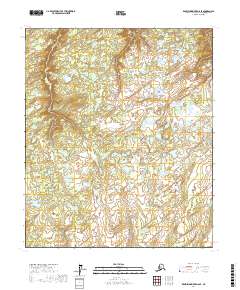 Kantishna River D-6 SE topographic map thumbnail