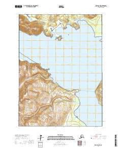 Kenai A-8 NE topographic map thumbnail