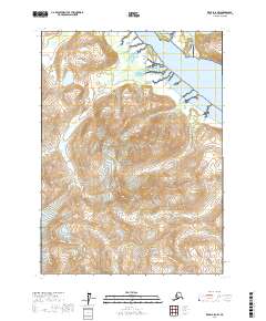 Kenai A-8 NW topographic map thumbnail