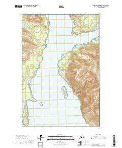 Mount Fairweather D-1 SE topographic map thumbnail