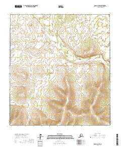 Denali A-6 NW 2017 topographic map thumbnail