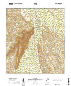 Denali B-4 NW 2017 topographic map thumbnail