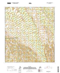Denali B-5 SW 2017 topographic map thumbnail