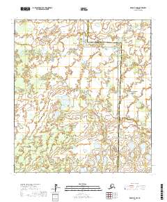 Denali B-6 NW 2017 topographic map thumbnail