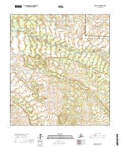 Denali B-6 SW 2017 topographic map thumbnail