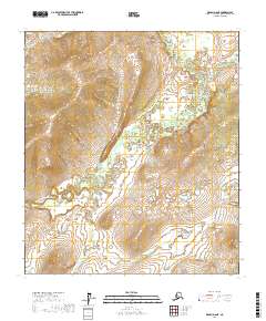 Denali D-6 NE 2017 topographic map thumbnail
